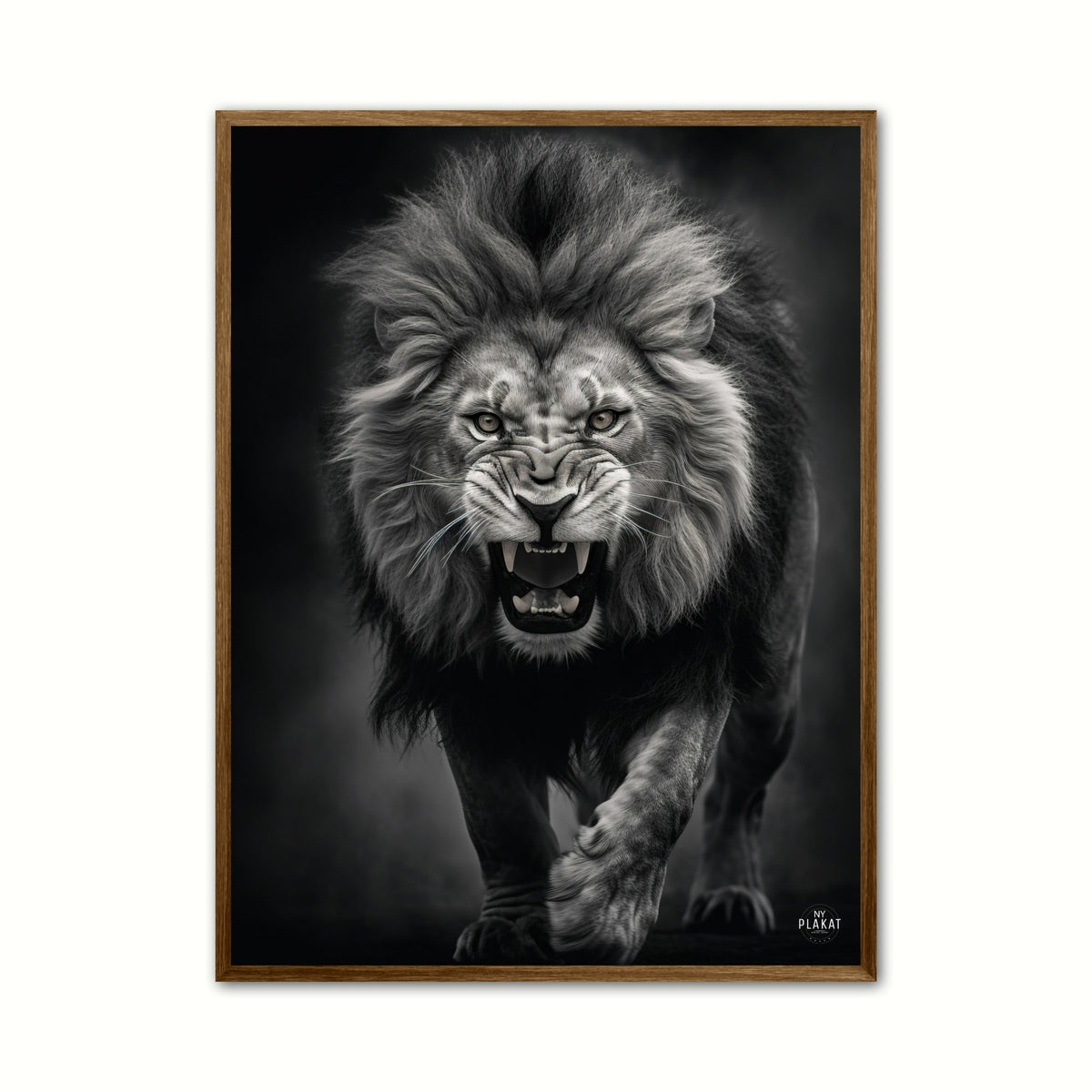 Løve plakat 9 - Wild Life – inspiration fra NyPlakat.dk