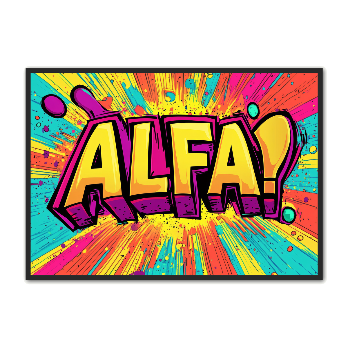 ALFA 1 - Gamer Plakat