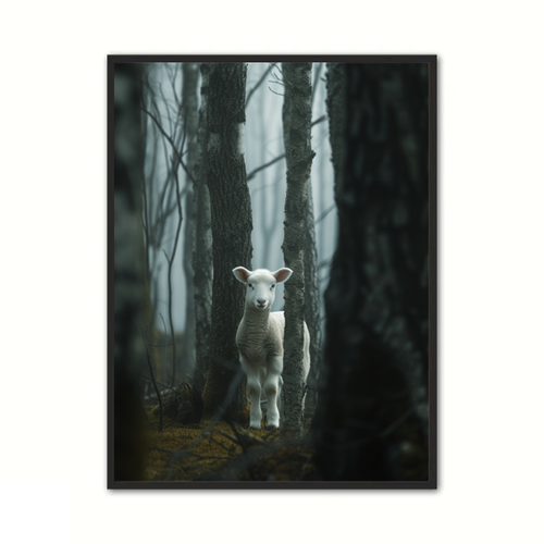 Baby Lam Plakat 1 - Børneplakat