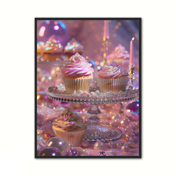 Cupcake Plakat 2 - Børneplakat