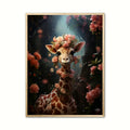 Floral GiraFantasia Plakat Zoom 2 - Giraf Plakat 2
