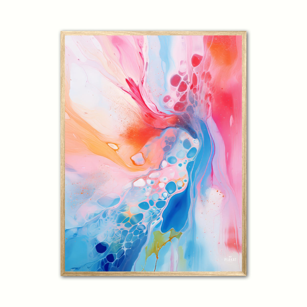 Alluring Amalgamation - Abstrakt plakat