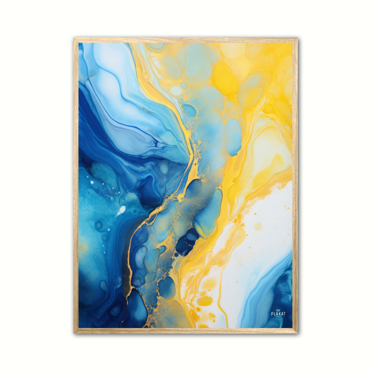 Blulow Visions - Abstrakt plakat