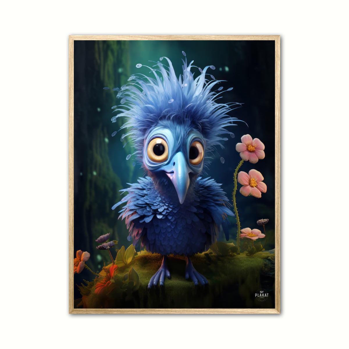 Chirpyfluff - Fantasivæsen plakat