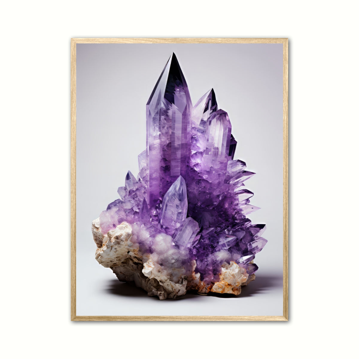 Ametyst Nr. 9 - Krystaller plakat
