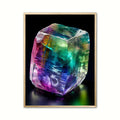 Regnbue Fluorit Nr. 7 - Krystal plakat