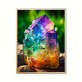 Regnbue Fluorit Nr. 8 - Krystal plakat