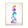 Regnbue Fluorit Nr. 11 - Krystal plakat