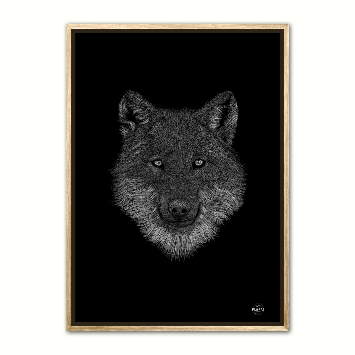 Ulv - Scribble plakat