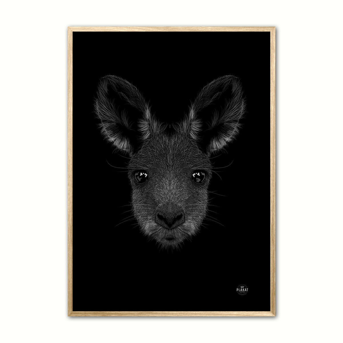 Kænguru - Scribble plakat