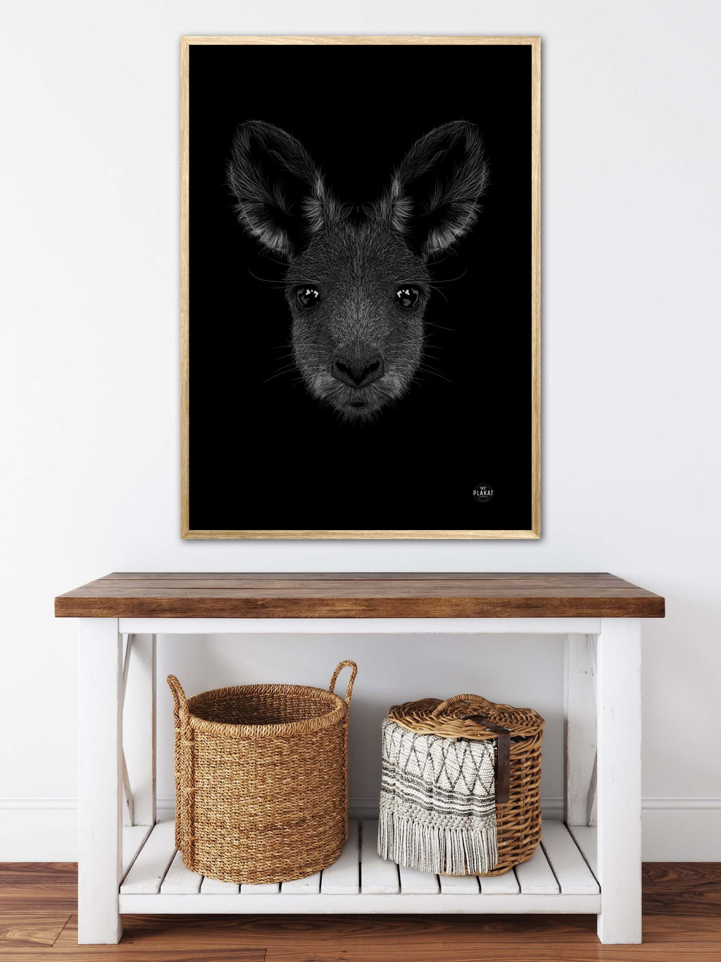 Kænguru - Scribble plakat