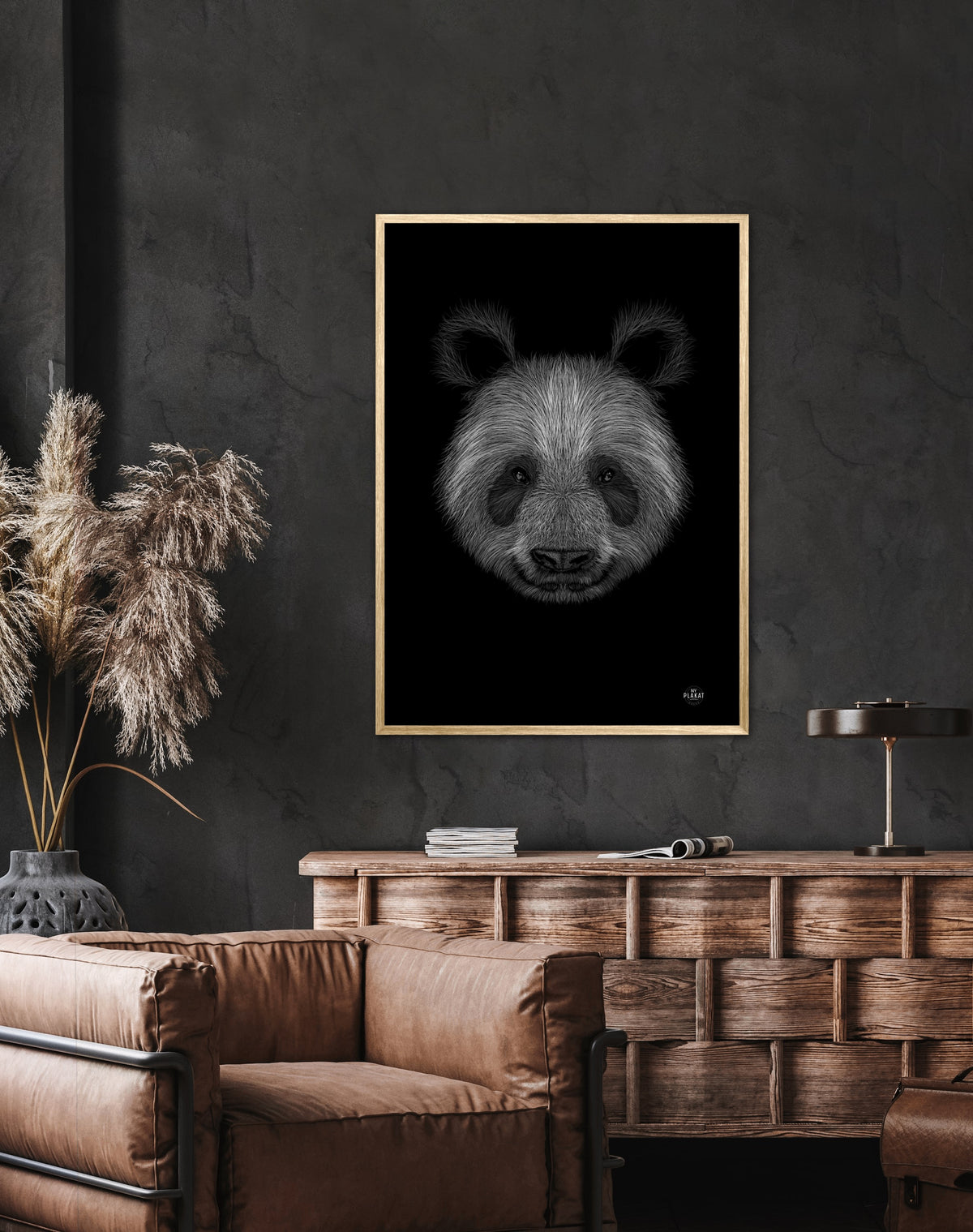 Panda - Scribble plakat