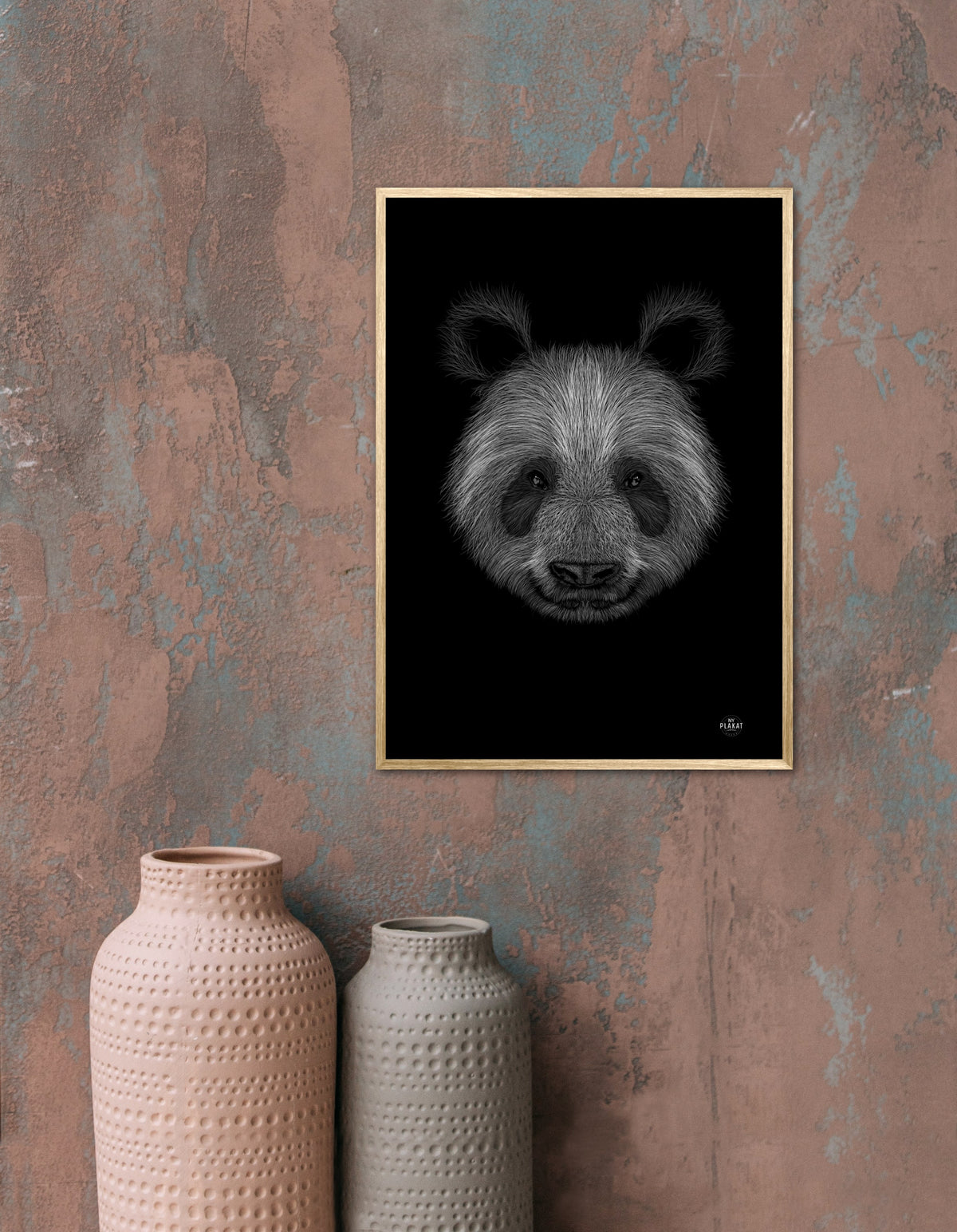 Panda - Scribble plakat