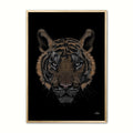 Bengalsk Tiger i farver plakat
