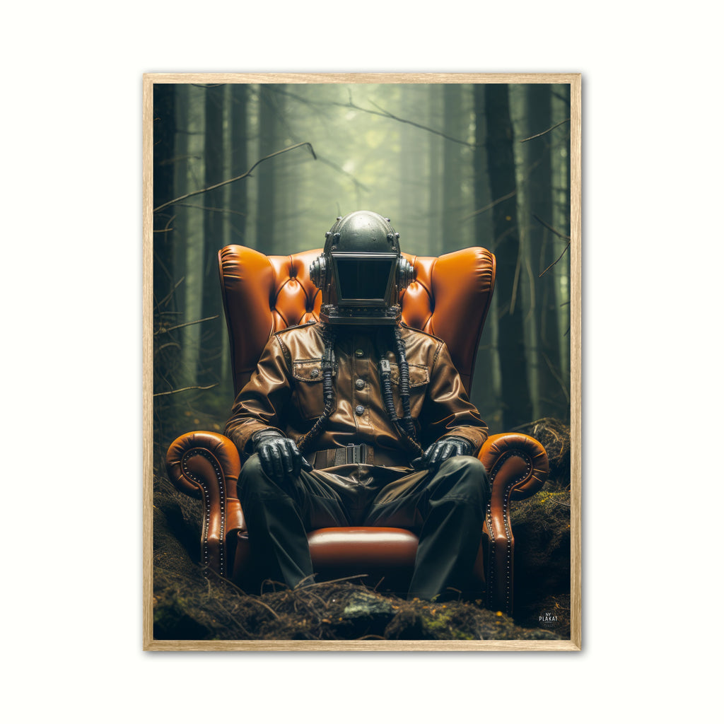 Orange Matrix Retreat - Science Fiction Plakat
