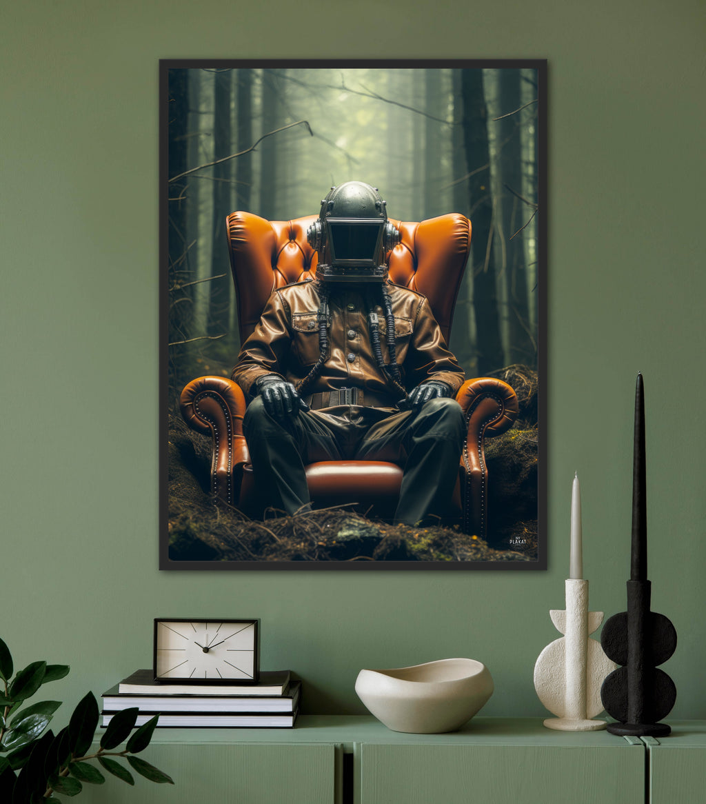 Orange Matrix Retreat - Science Fiction Plakat