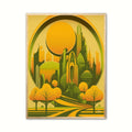Skyline 3 - Retro plakat