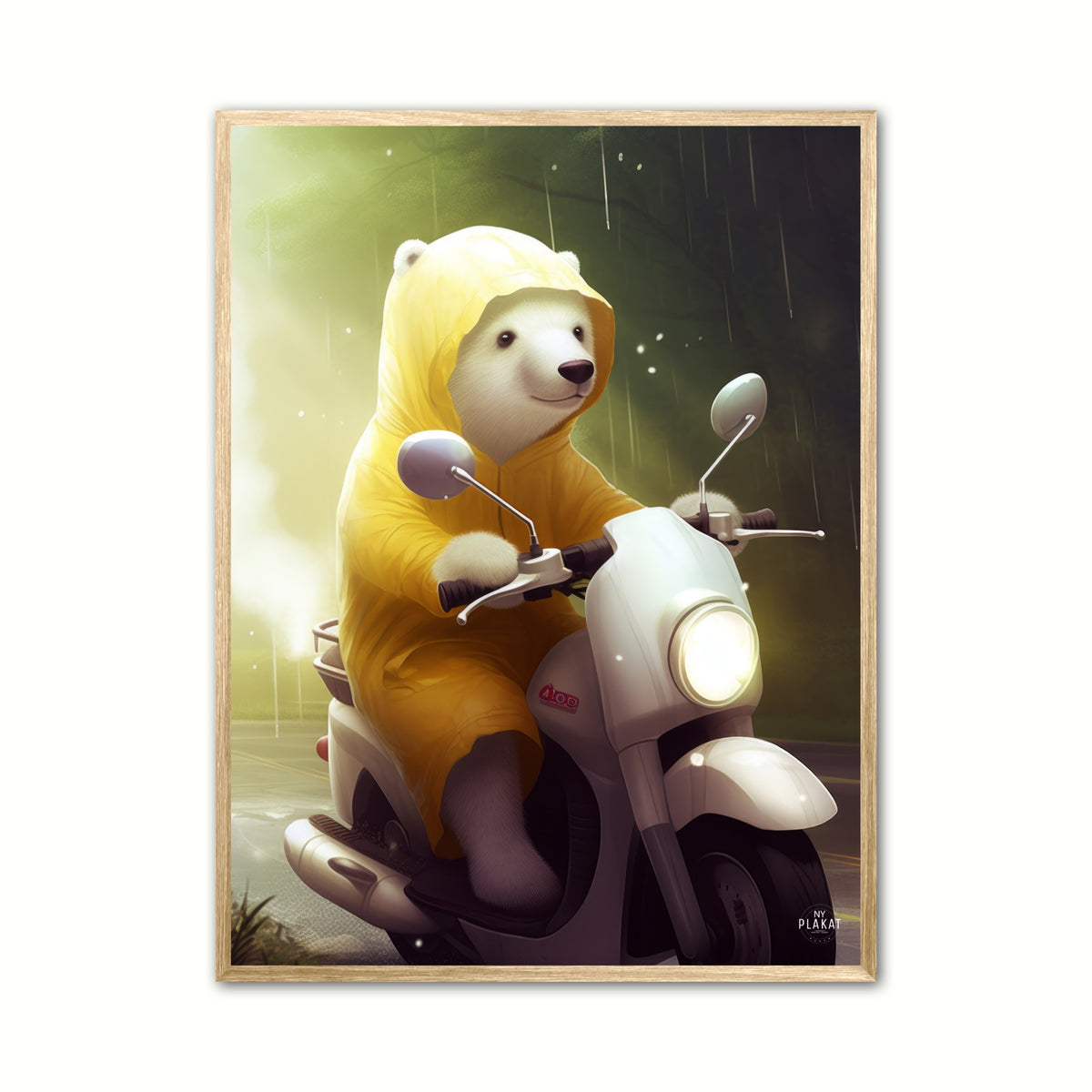 Isbjørn på scooter Nr. 3 - Fantasi