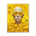 The Yellow Vision - Retro plakat