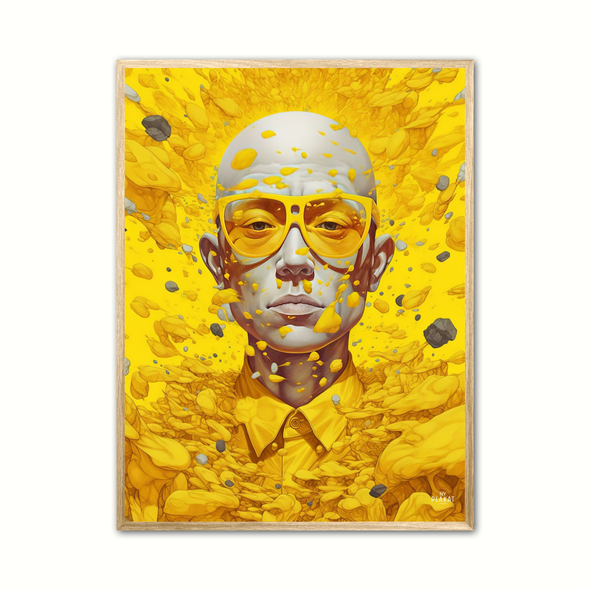 The Yellow Vision - Retro plakat
