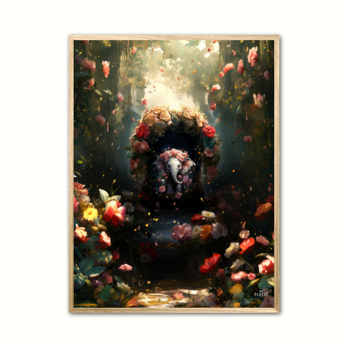 Floral EleFantasia Plakat Zoom 6 - Dyr