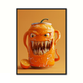 Orange Monster På Dåse 3 - Gamer Plakat