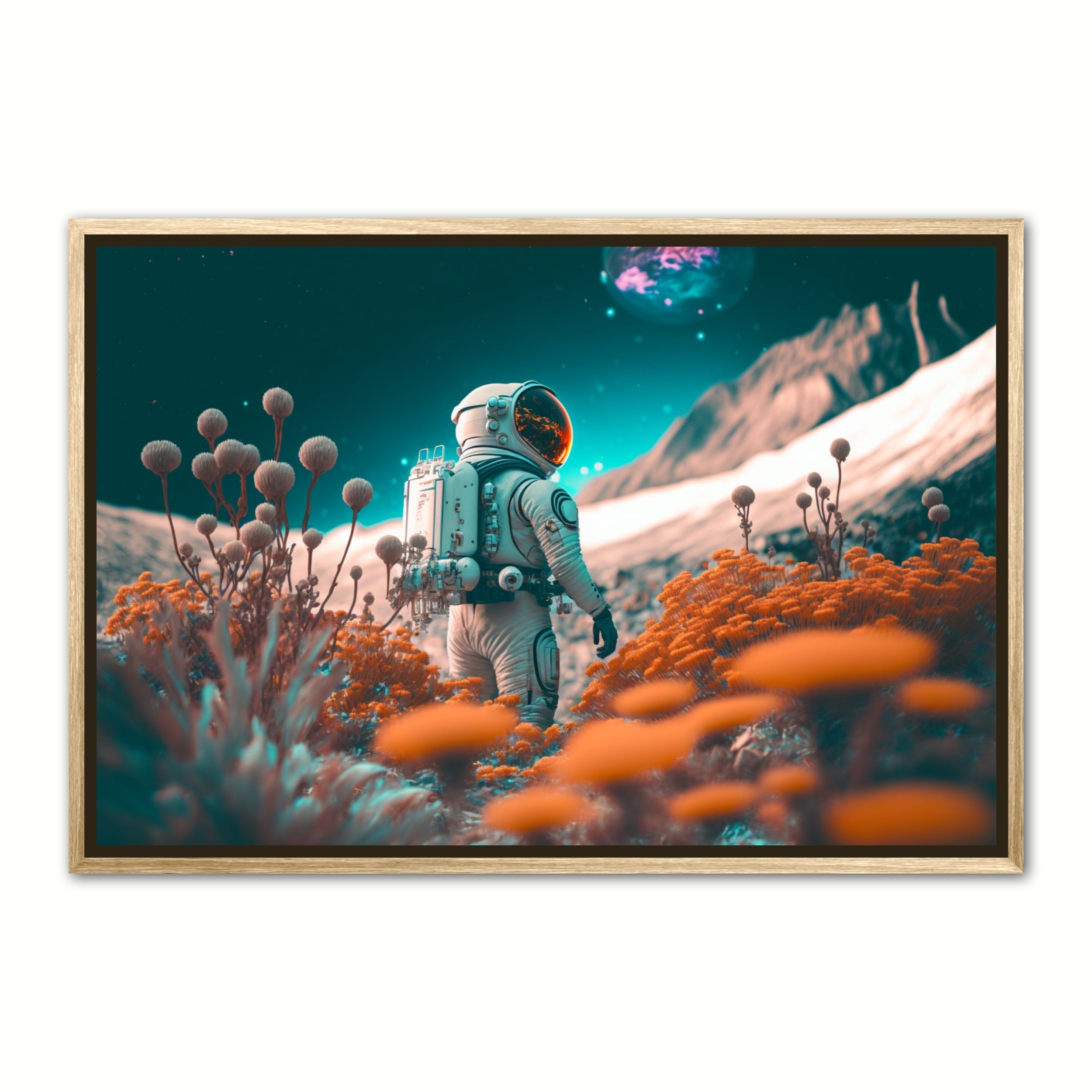 På vej - Interstellar Orange plakat
