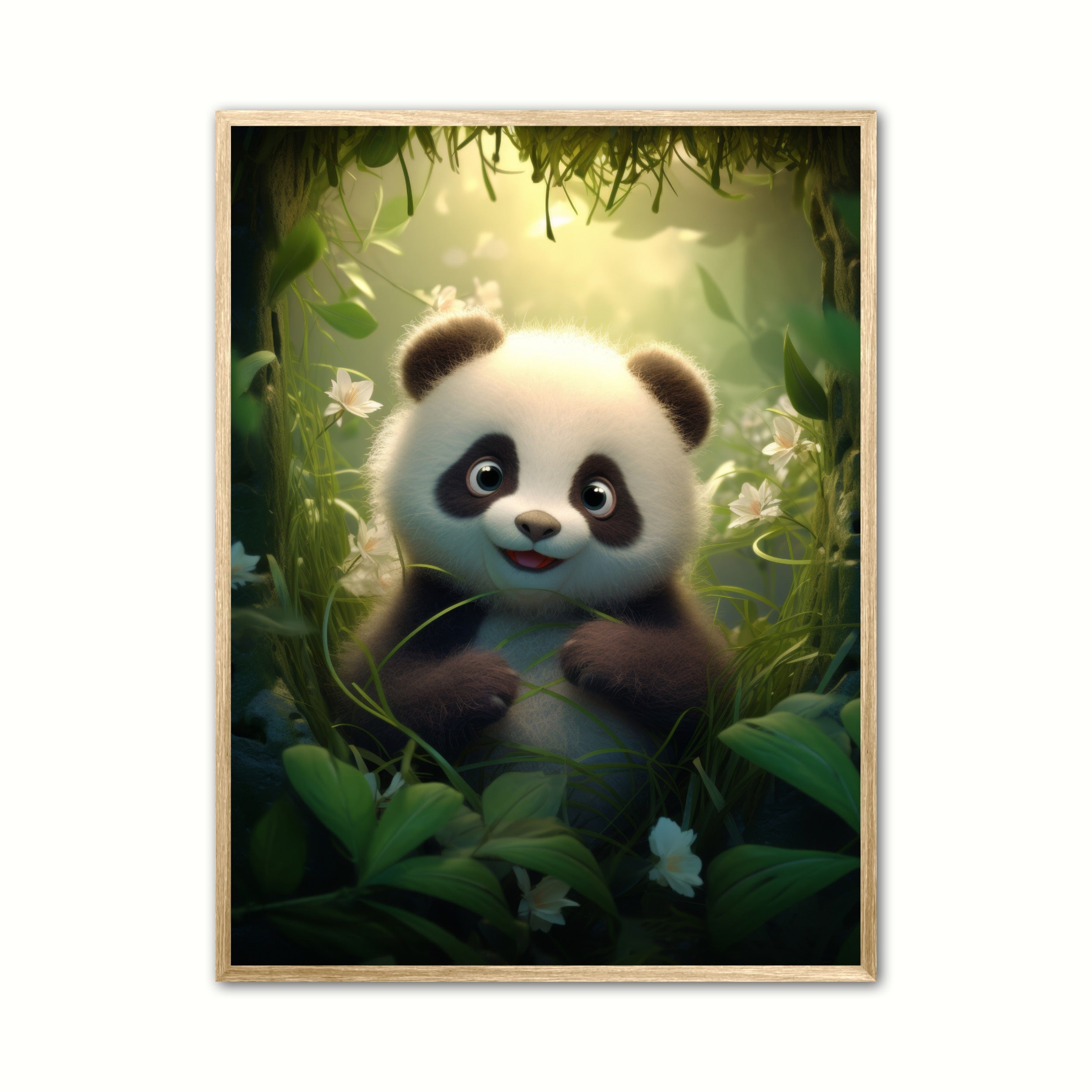 Panda Plakat 18 - Børneplakat