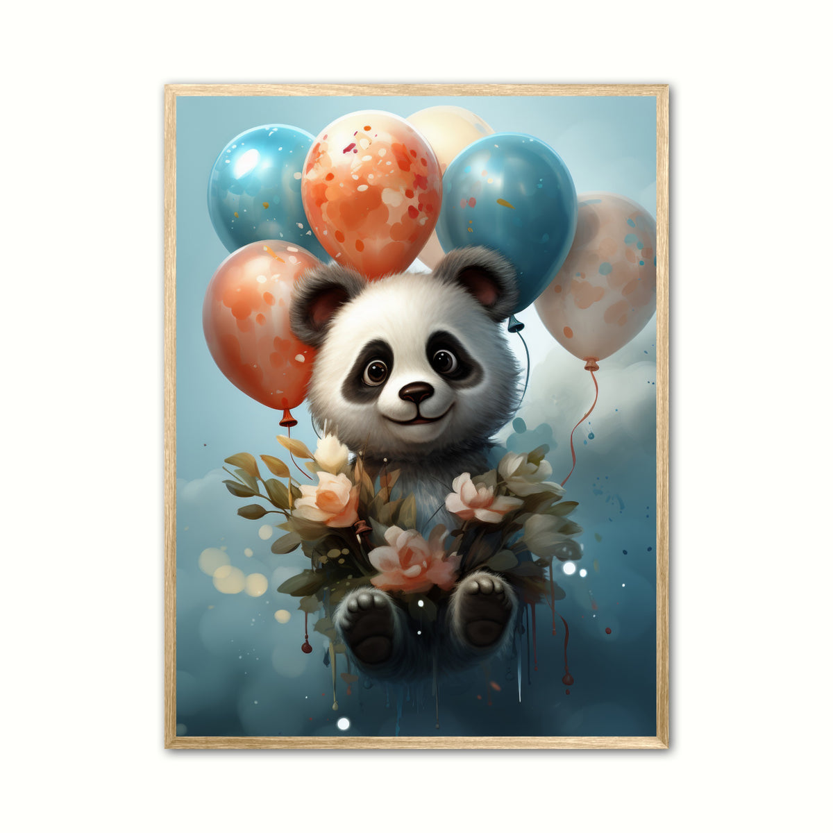 Panda Plakat 22 - Børneplakat