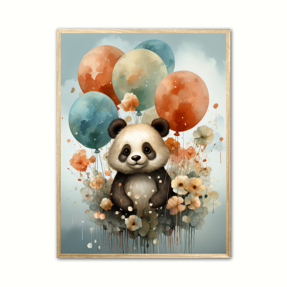 Panda Plakat 23 - Børneplakat