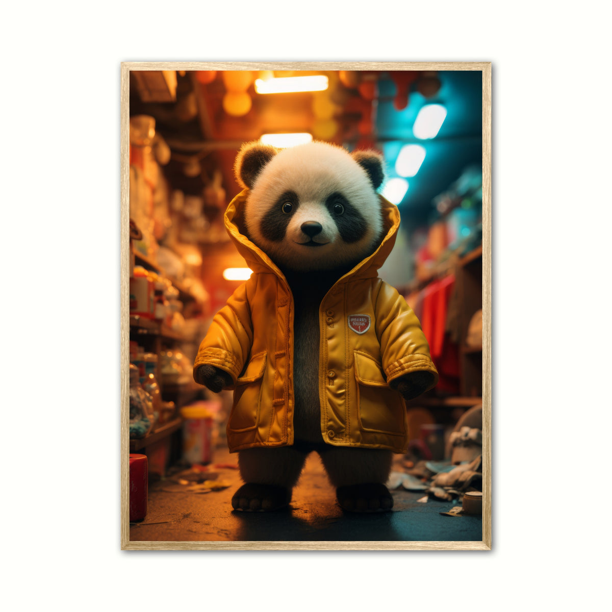 Panda Plakat 25 - Børneplakat