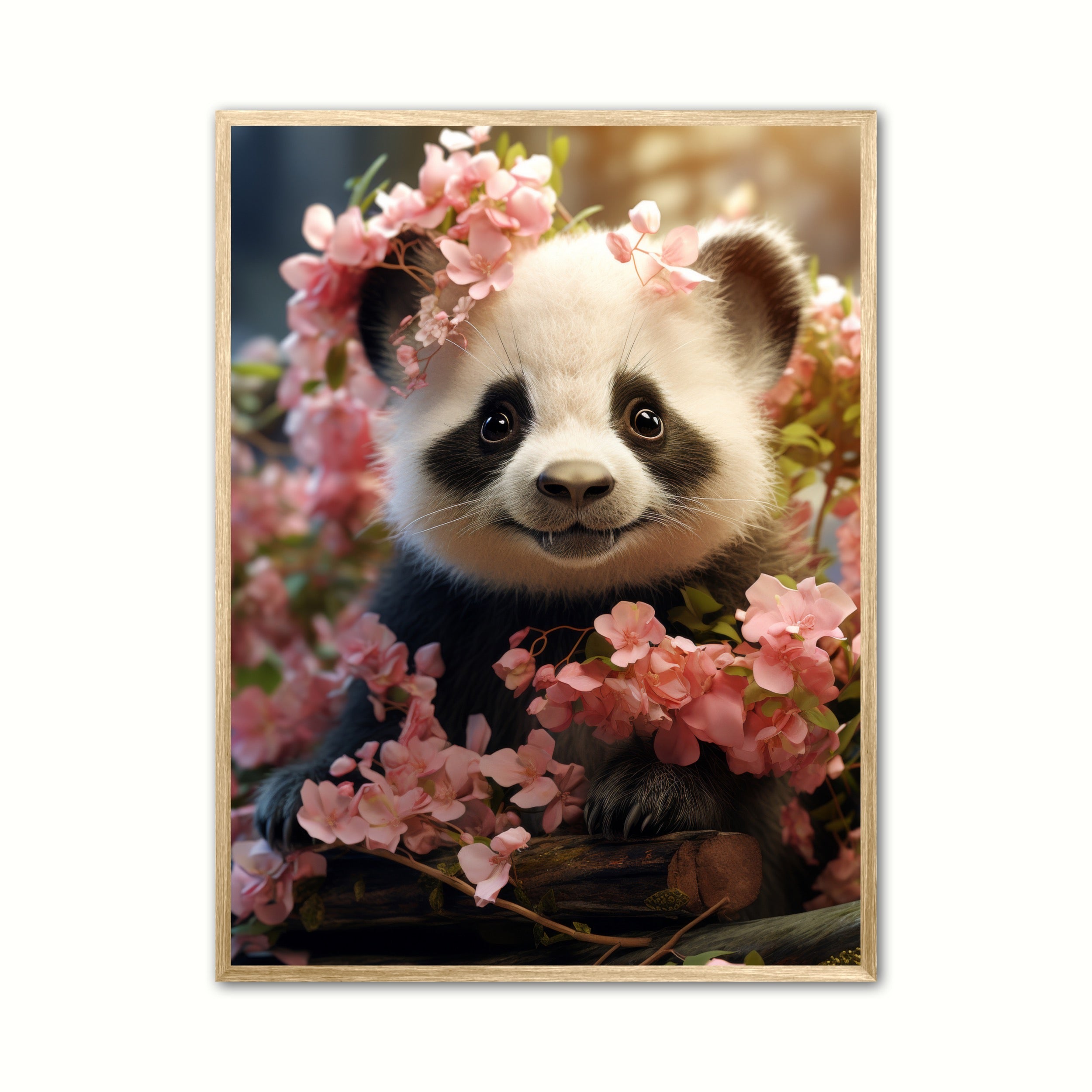 Panda Plakat 28 - Børneplakat