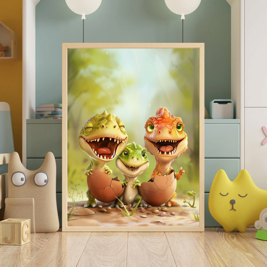 Dinosaur Plakat 9 - Børneplakat
