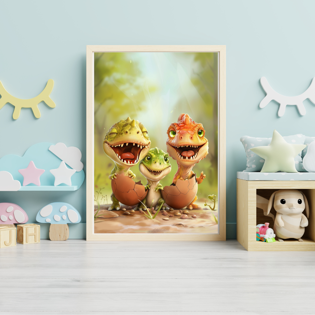 Dinosaur Plakat 9 - Børneplakat