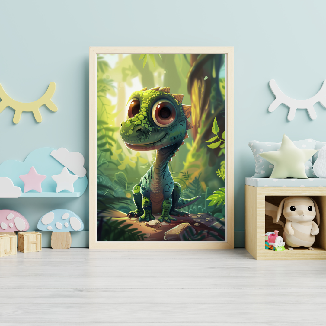 Dinosaur Plakat 11 - Børneplakat