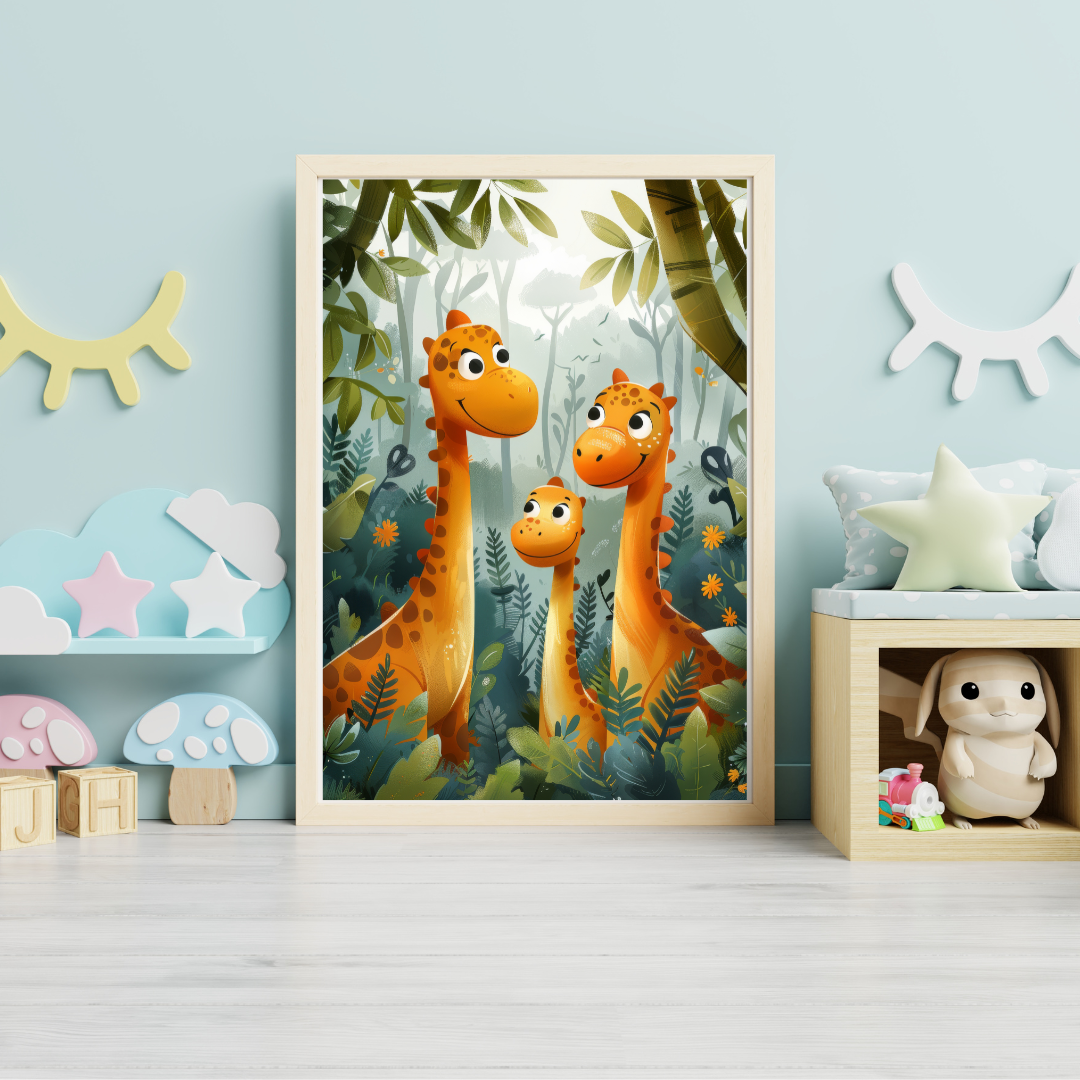 Dinosaur Plakat 8 - Børneplakat