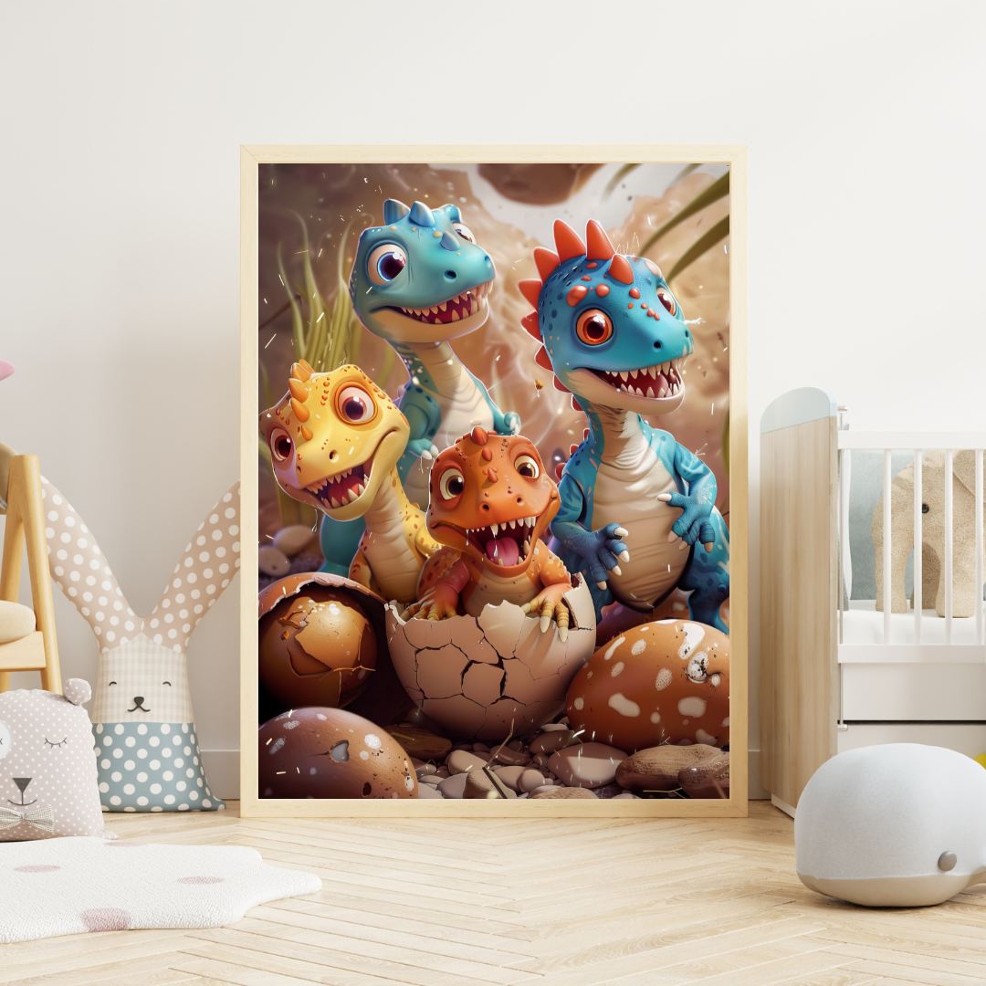 Dinosaur Plakat 10 - Børneplakat