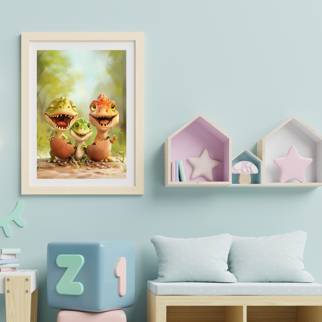Dinosaur Plakat 9 - Børneplakat