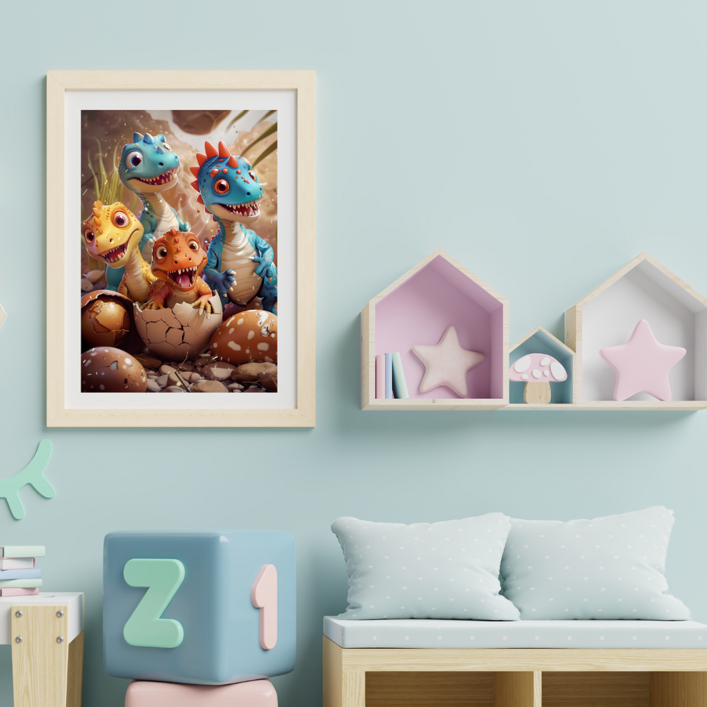 Dinosaur Plakat 10 - Børneplakat