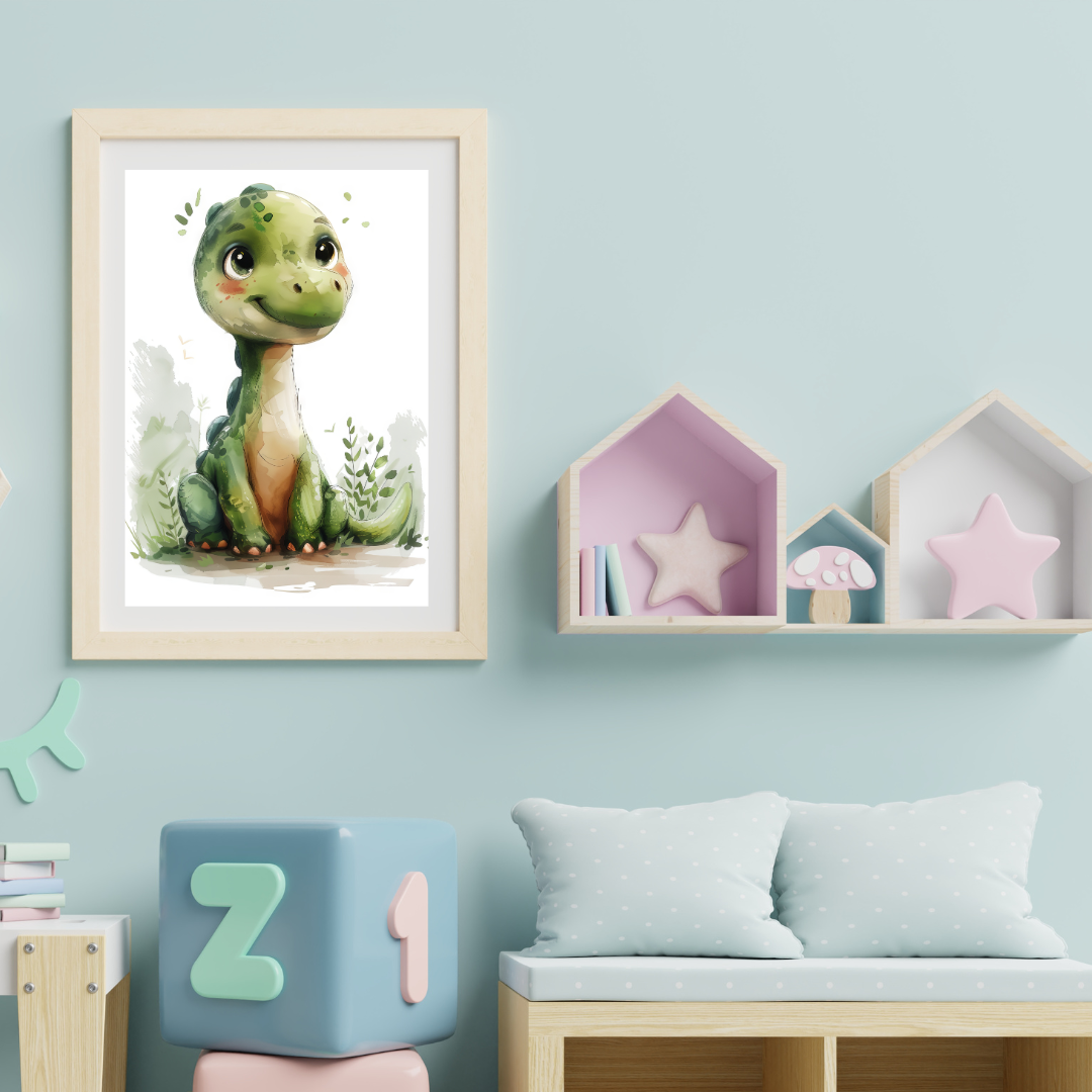 Dinosaur Plakat 12 - Børneplakat
