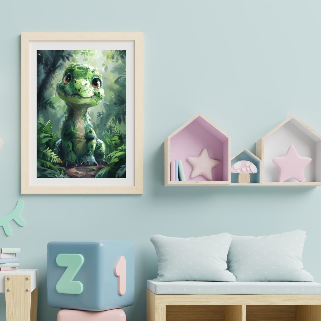 Dinosaur Plakat 14 - Børneplakat