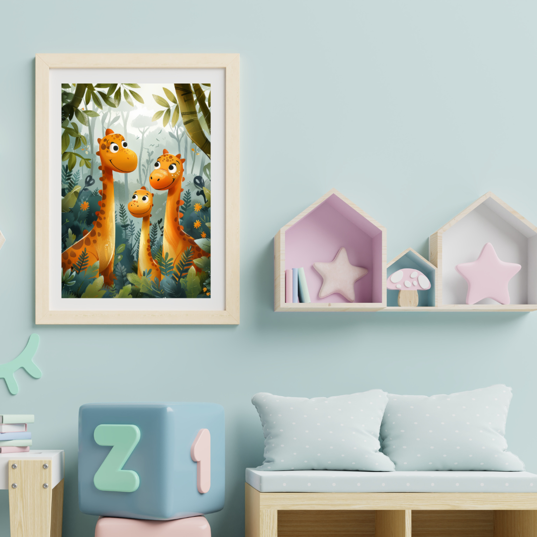 Dinosaur Plakat 8 - Børneplakat