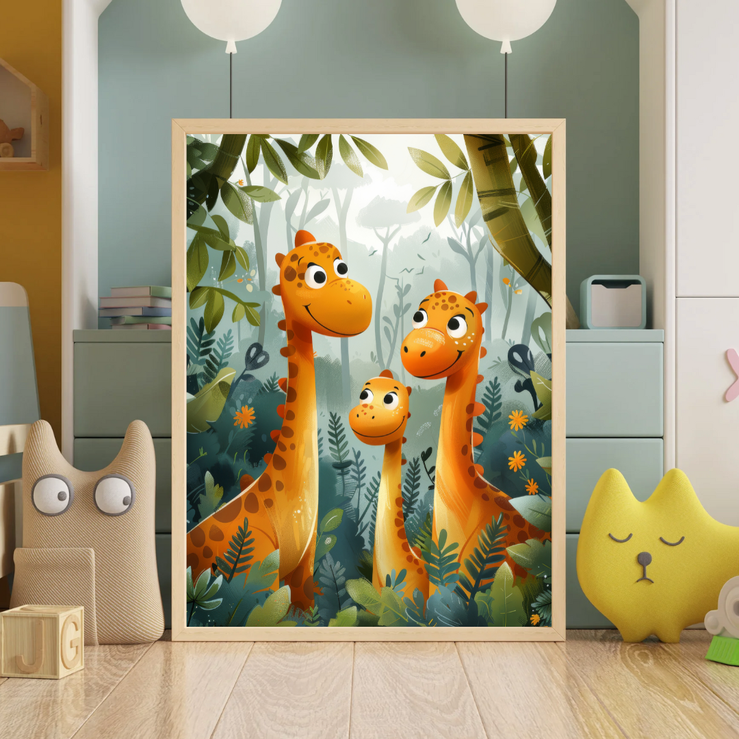 Dinosaur Plakat 8 - Børneplakat