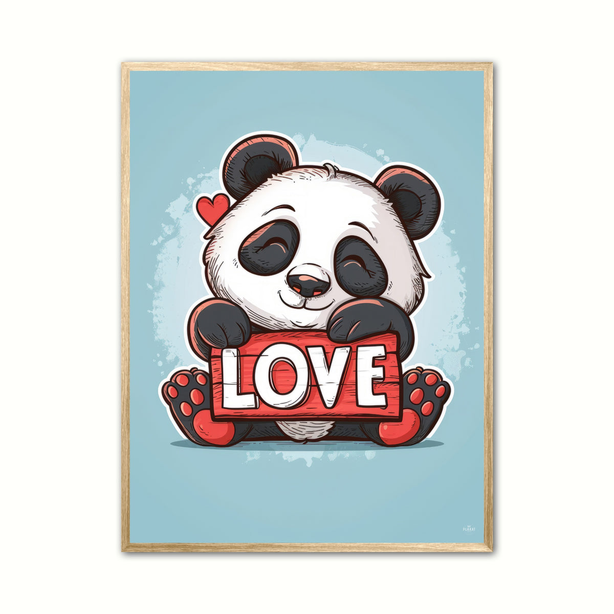 Panda Plakat 10 - Love