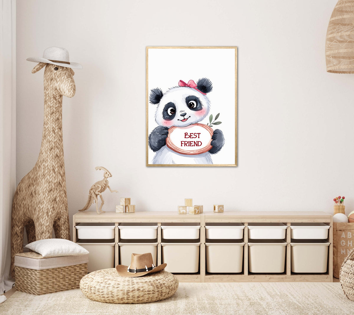 Panda Plakat 9 - Best Friend