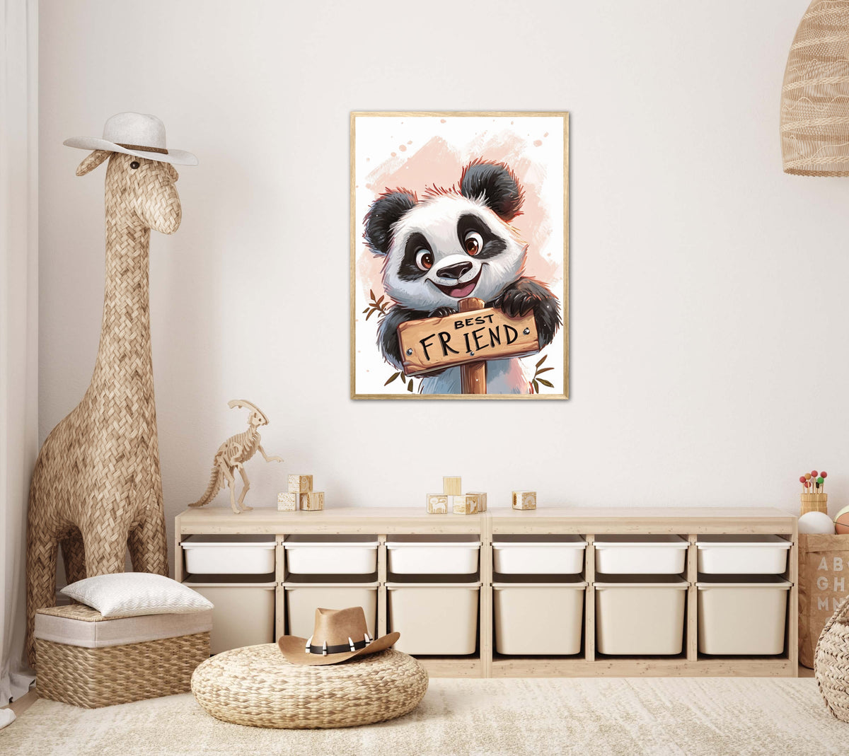 Panda Plakat 8 - Best Friend