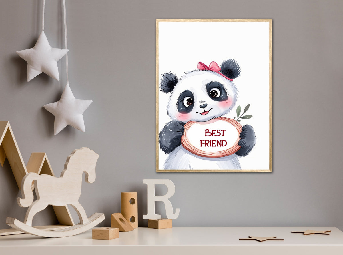 Panda Plakat 9 - Best Friend