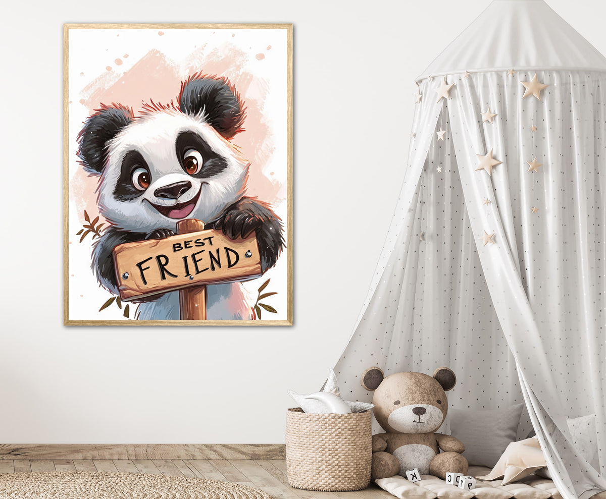 Panda Plakat 8 - Best Friend