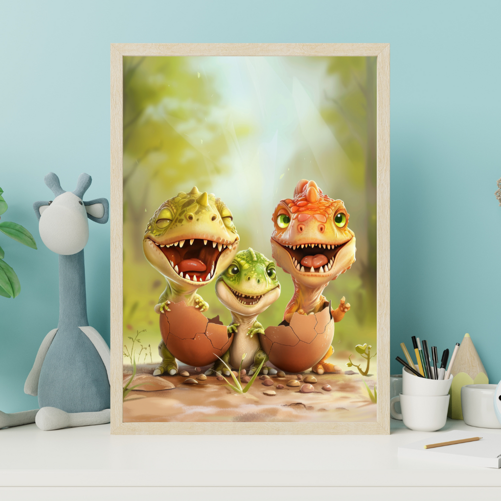 Dinosaur Plakat 9 - Børneplakat