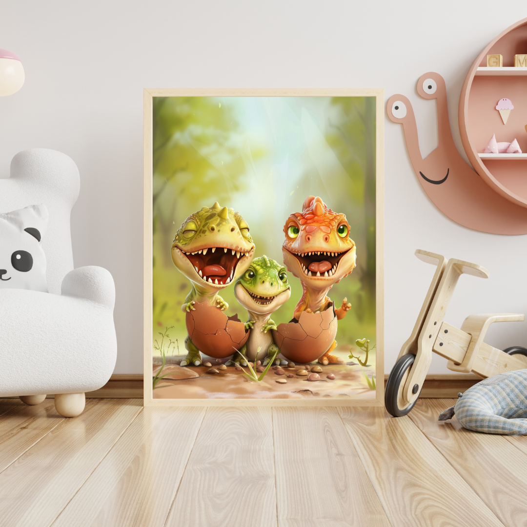 Dinosaur Plakat 9 - Børneplakat
